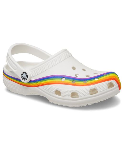 Crocs Classic Rainbow Dye Clog in Black Lyst Canada