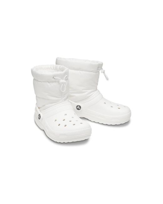 croc lined neo puff boot
