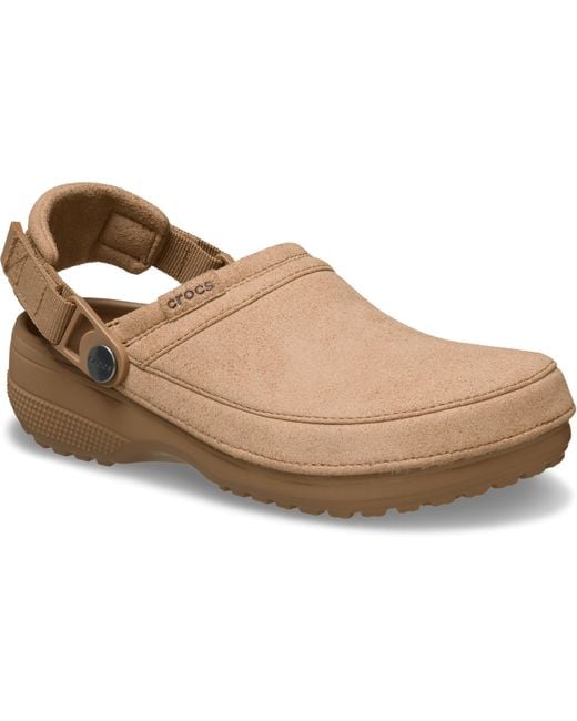 CROCSTM Black Classic Crafted Vegan Suede