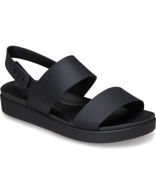 CROCSTM Black Brooklyn Backstrap Low Low