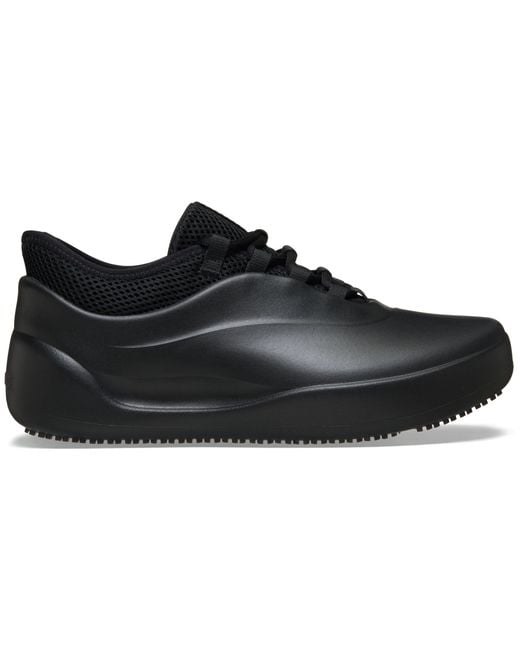 CROCSTM Black Bistro Work Sneaker for men