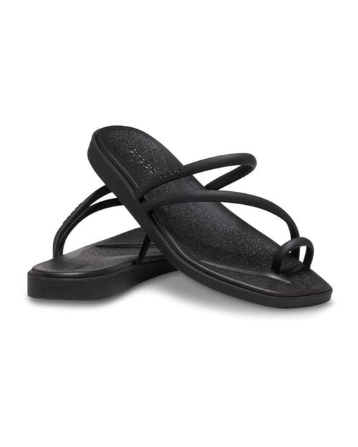 CROCSTM Black Miami Toe Loop Sandal