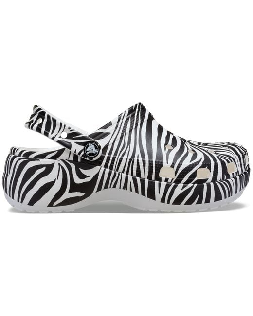 CROCSTM Black Classic Platform Animal