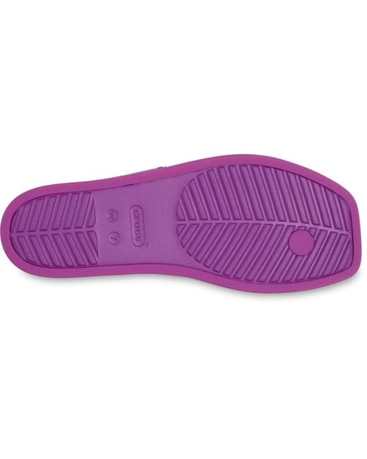 CROCSTM Purple Miami Flip