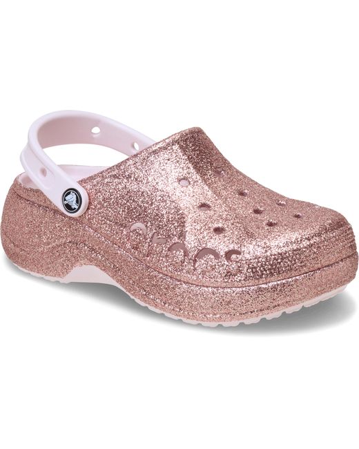 CROCSTM Black Baya Platform Glitter