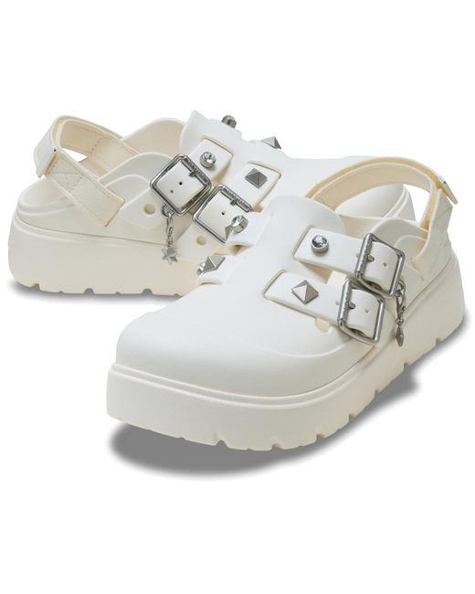 CROCSTM Black Loaferette Star Studded Clog