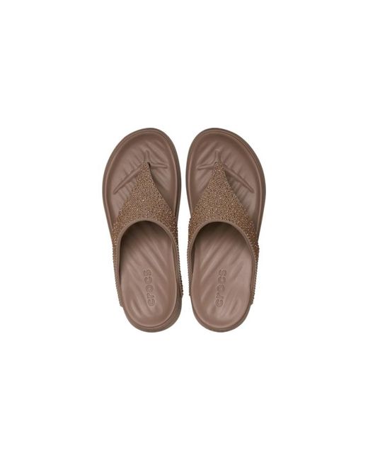CROCSTM Black Getaway Triangle Flip Flops