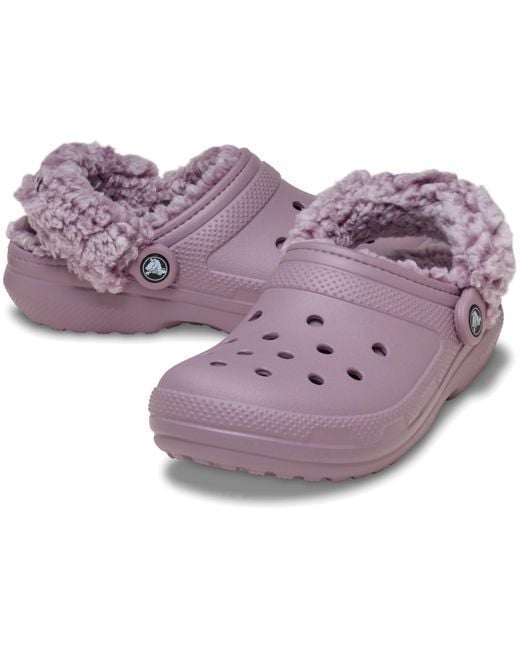 CROCSTM Purple Classic Fleece Lined