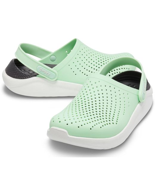 Crocs™ Neo Mint / Almost White Literide Clog in Green - Lyst