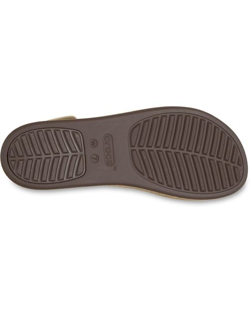 CROCSTM Black Brooklyn Cork Low Wedge