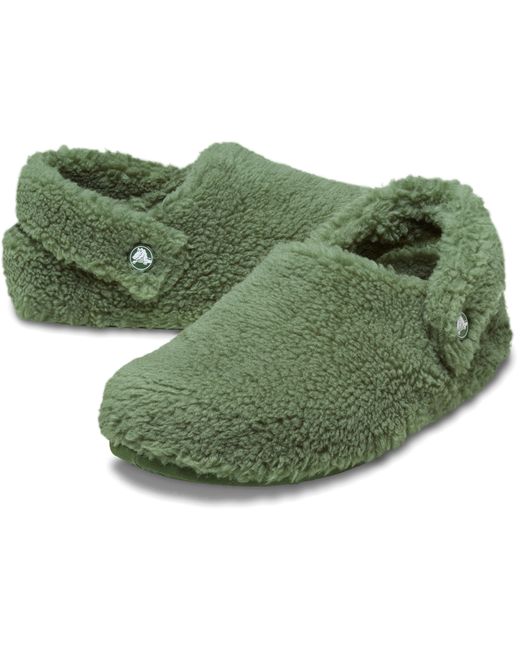 CROCSTM Green Classic Cozzzy Slipper