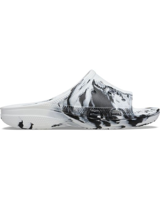CROCSTM Black Marbled Saturday Slide for men