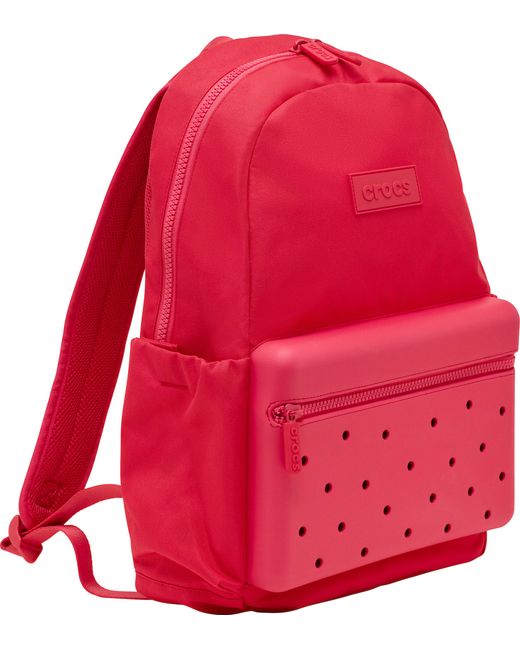 CROCSTM Red Nylon Backpack