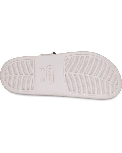 CROCSTM Black Dylan Platform Boho Buckle Clog