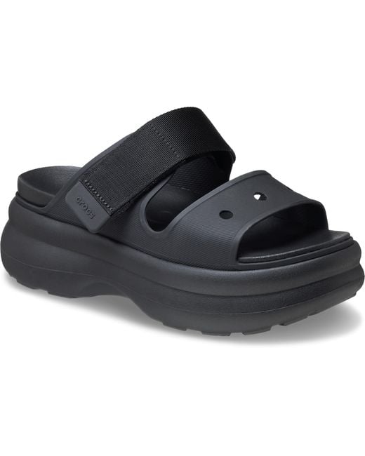 CROCSTM Black Soho Two Strap Sandal