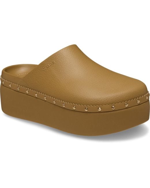 CROCSTM Black Dylan Platform Studded Clog