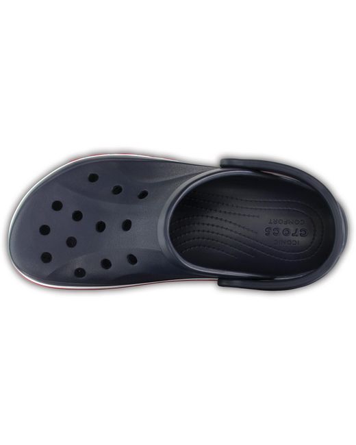 navy pepper crocs