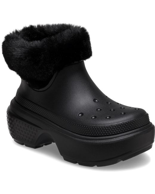 CROCSTM Black | unisex | stomp lined boot | stiefel | schwarz | 37