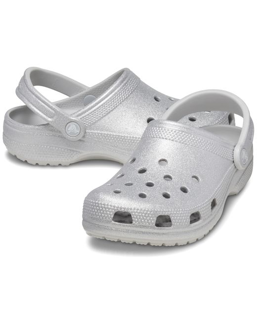 CROCSTM Black Classic Glitter Clog