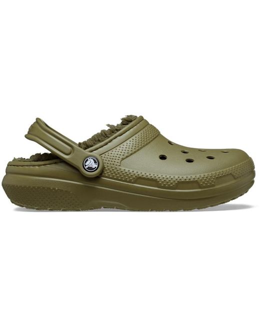Crocs™ Classic Lined Clog in Green Lyst Canada