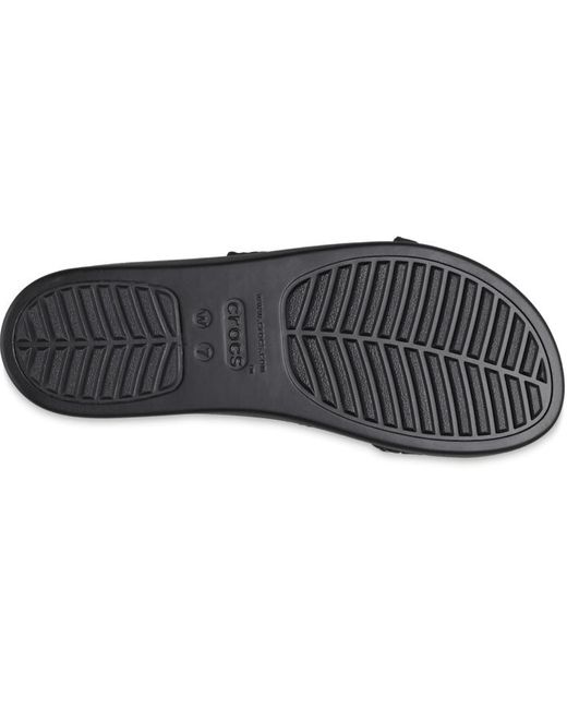 Crocs™ Brooklyn Croco Shine Buckle in Black | Lyst