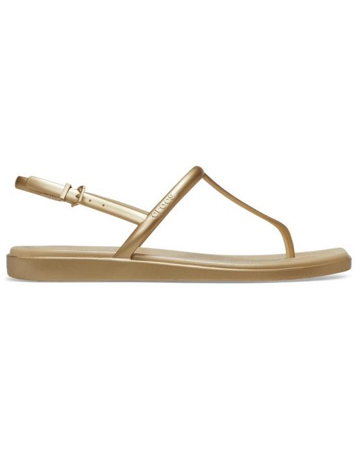 CROCSTM Black Miami Metallic Thong Flip