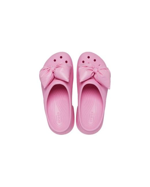 【CROCS】SIREN BOW CLOG SANDAL W ★大人気 Crocs™ Siren Bow Clog in Pink | Lyst