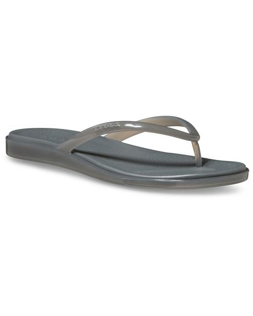 CROCSTM Black Miami Round Toe Jelly