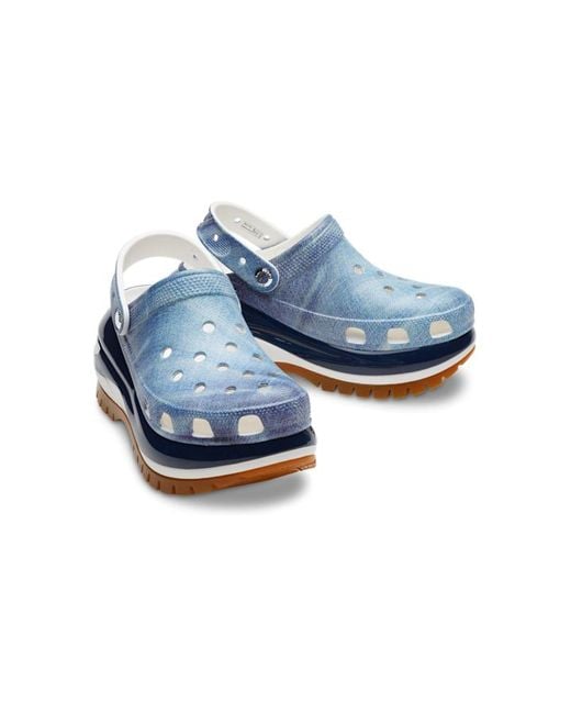 Crocs™ Mega Crush Denim Clog in Blue | Lyst