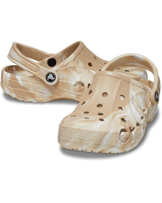 CROCSTM Black Baya Marbled Clog; Chai Multi
