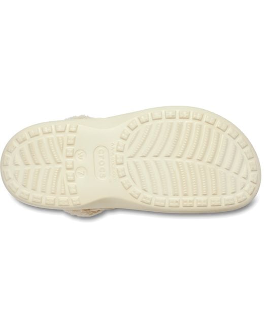 CROCSTM Black Baya Platform Fuzz Strap Lined