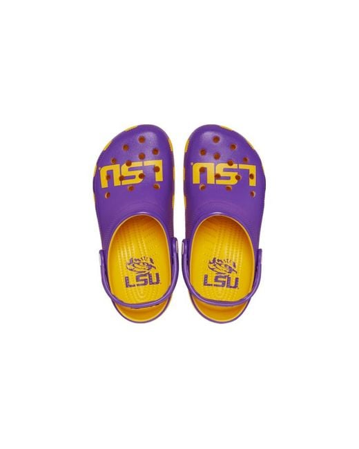 CROCSTM Black Lsu Classic Clog