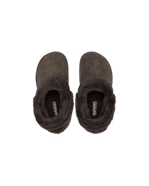 CROCSTM Black | unisex | classic unfurgettable vegan suede | clogs | | 36