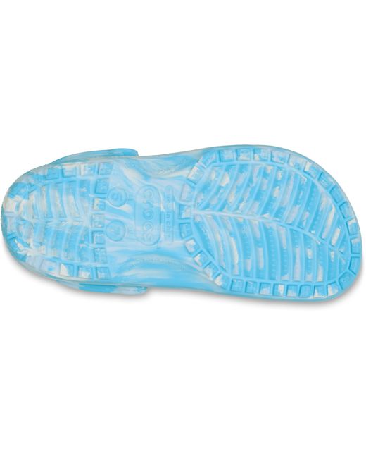 Glass Crocs Crocs™ Classic Marbled Clog; Tinted Glass Multi in Blue | Lyst