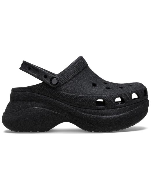 CROCSTM Black Bae Glitter