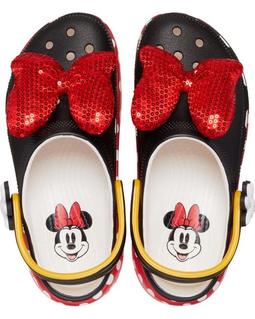 CROCSTM Red Minnie Mouse Classic Platform