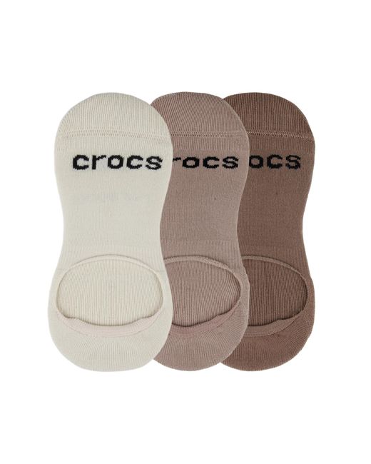CROCSTM Black Socks Hidden Liner 3Pk