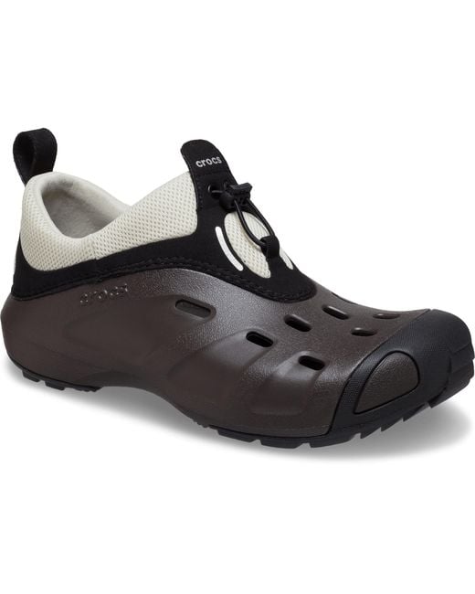 CROCSTM Black Quick Trail Low; Espresso