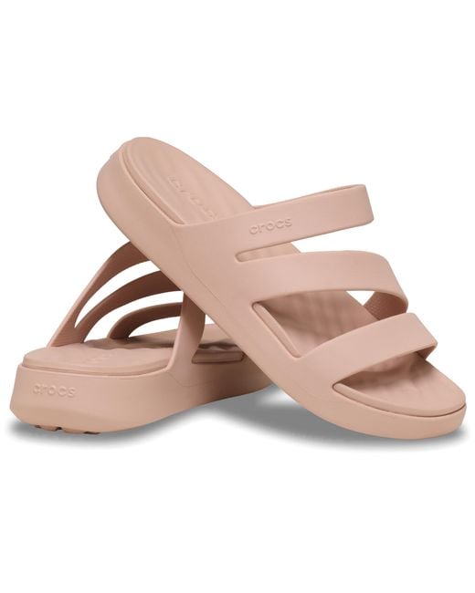 CROCSTM Black Getaway Strappy