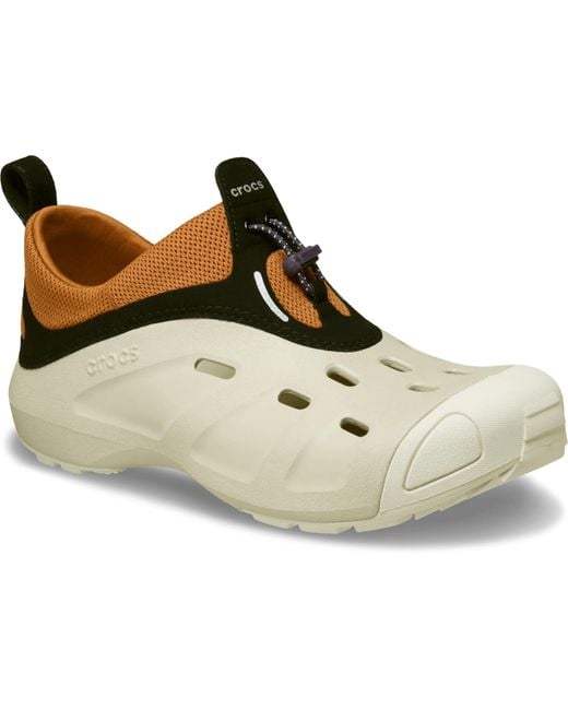 CROCSTM Black Quick Trail Low; Bone Multi