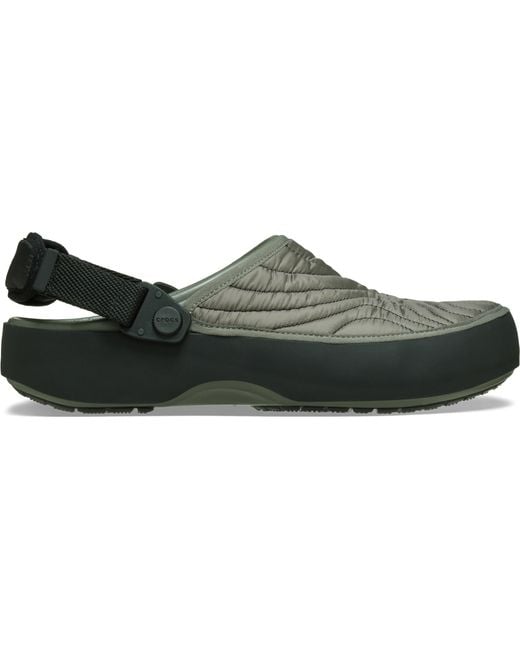 CROCSTM Black Classic Elevated Quilted