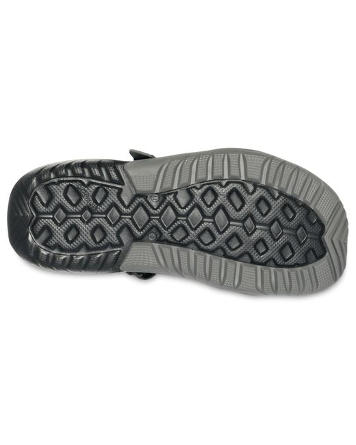 CROCSTM Black Swiftwater Mesh Deck for men