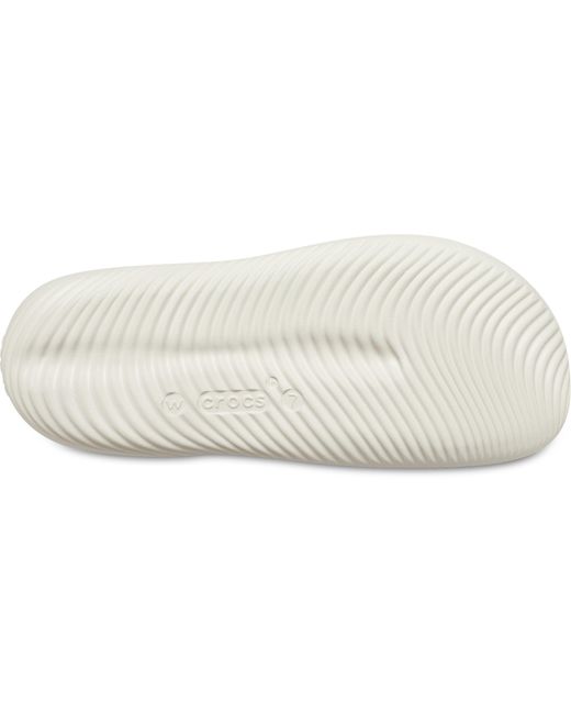 CROCSTM Black Mellow Recovery Flip; Stucco