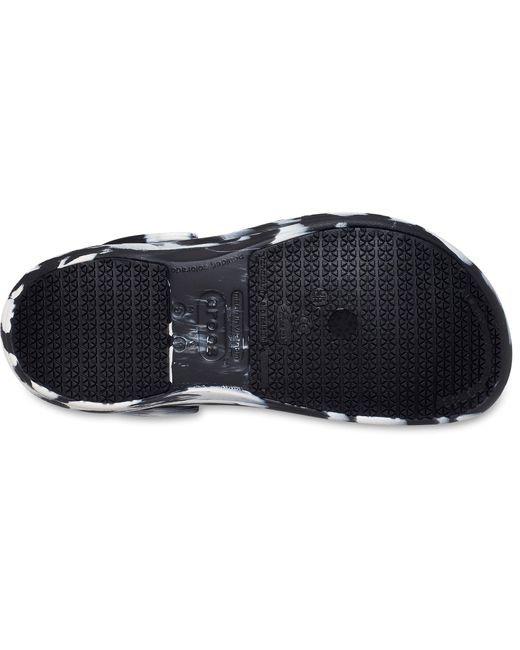 CROCSTM Black Bistro Marbled Work Clog