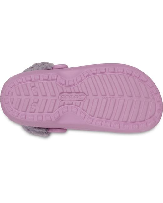 CROCSTM Purple Classic Fleece Lined Clog