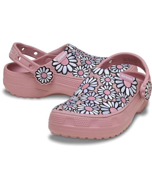 CROCSTM Black Crafted Daisy