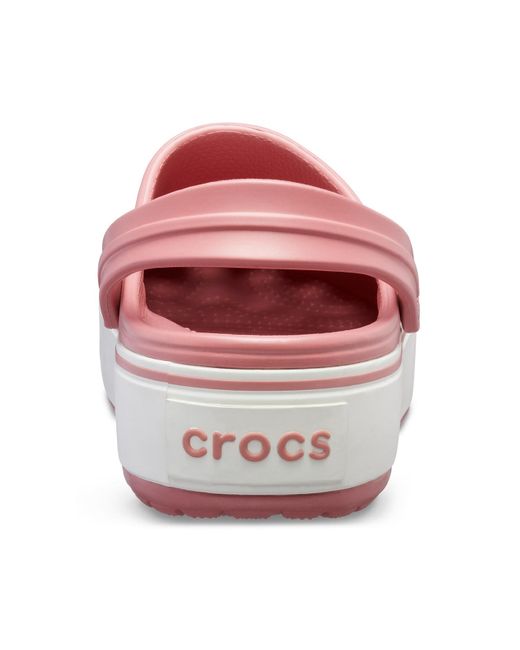 red platform crocs