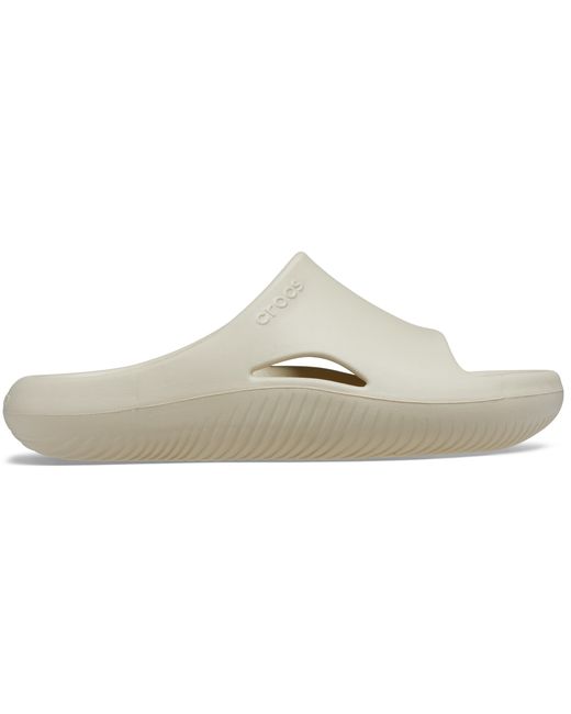 CROCSTM Black Mellow Recovery Slide; Bone