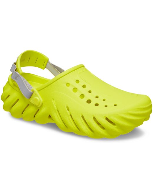 Crocs Echo Clogs w/ Reflective Strap Acidity Neon Yellow Size Men\'s 9/Womens 11 Crocs Echo Clogs w/ Reflective Strap Acidity Neon Yellow  main image 2