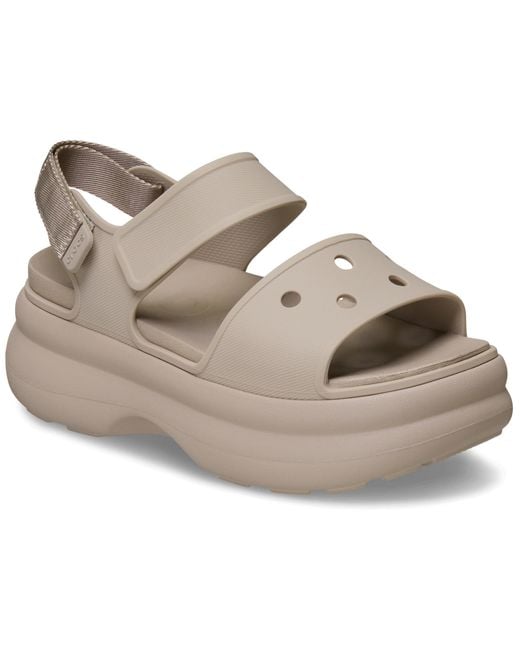 CROCSTM Black Soho Y-Strap Sandal